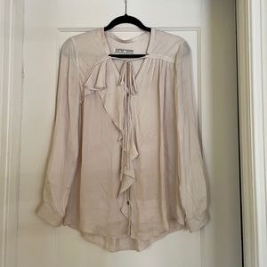 All Saints Cream Blouse